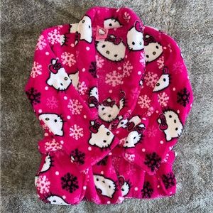 Childrens Hello Kitty Bathrobe